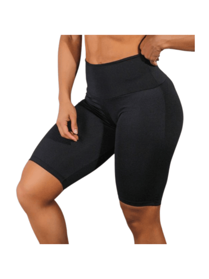 Kit 2 Bermudas Short Feminina Cós Alto Fitness Suplex - Conforto e Estilo para Seus Treinos e Lazer!