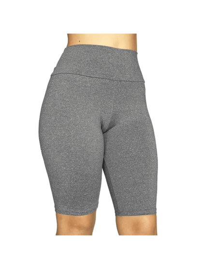 Kit 2 Bermudas Short Feminina Cós Alto Fitness Suplex - Conforto e Estilo para Seus Treinos e Lazer!