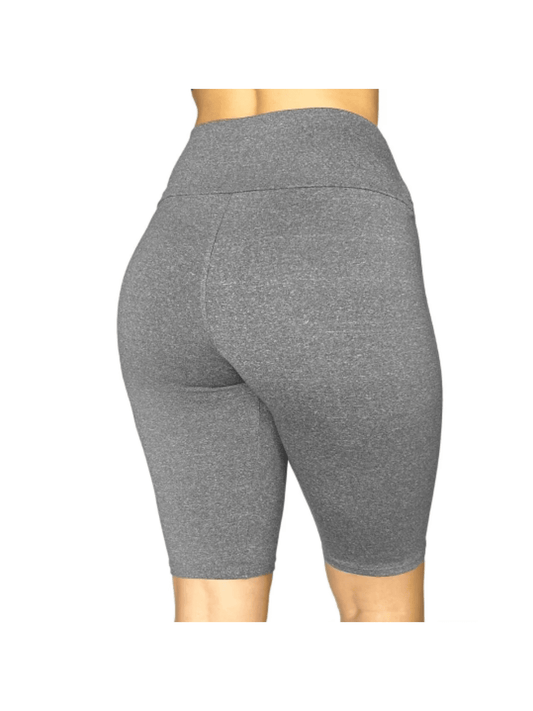 Kit 2 Bermudas Short Feminina Cós Alto Fitness Suplex - Conforto e Estilo para Seus Treinos e Lazer!