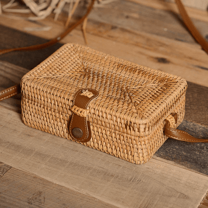 Bolsa de Palha Redonda Rattan | Marea