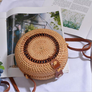 Bolsa de Palha Redonda Rattan | Marea